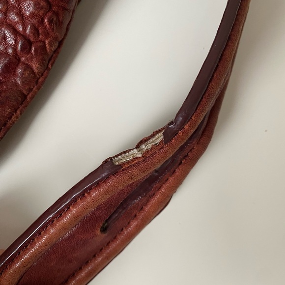 MUST GO! ALEXANDER WANG pebbled leather burgundy red bag - Picture 6 of 8